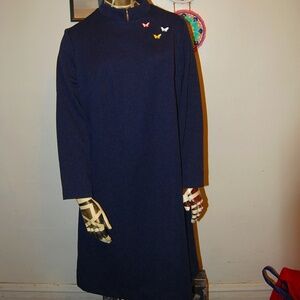 1970's Vintage Airline Stewardess Style Dress